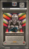 Graded 2017 Panini Prizm Christian McCaffrey #6 Instant Impact Rookie RC Football Card PSA 10 Gem Mint
