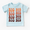 Retro Big Sis Siblings Family Shirt - Sister Tee by Madi Moosh