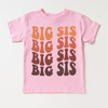 Retro Big Sis Siblings Family Shirt - Sister Tee by Madi Moosh
