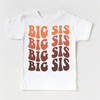 Retro Big Sis Siblings Family Shirt - Sister Tee by Madi Moosh