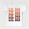 Retro Lil Sis Siblings Family Shirt - Little Sister Tee by Madi Moosh