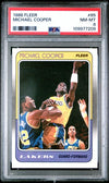 Graded 1988 Fleer Michael Cooper #65 Basketball Card PSA 8 NM-MT
