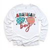 Retro American Boy 4th Of July Shirt - July 4th Kids & Adult Tee by Madi Moosh