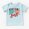 Retro American Girl 4th Of July Shirt - July 4th Kids & Adult Tee by Madi Moosh