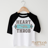 Heart Throb Skater Valentine Shirt - Valentine Tee by Madi Moosh