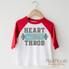 Heart Throb Skater Valentine Shirt - Valentine Tee by Madi Moosh