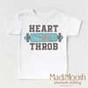Heart Throb Skater Valentine Shirt - Valentine Tee by Madi Moosh