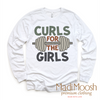 Curls For The Girls Valentine Shirt - Valentine Tee by Madi Moosh