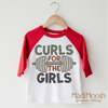 Curls For The Girls Valentine Shirt - Valentine Tee by Madi Moosh