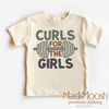 Curls For The Girls Valentine Shirt - Valentine Tee by Madi Moosh