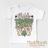 Thick Thighs Lucky Vibes St. Patrick's Day Shirt - St. Patrick's Day Tee by Madi Moosh