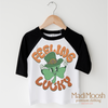 Feeling Lucky Retro St. Patrick's Day Shirt - Kids St Patrick's Day Tee by Madi Moosh