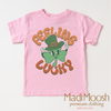 Feeling Lucky Retro St. Patrick's Day Shirt - Kids St Patrick's Day Tee by Madi Moosh