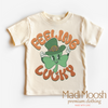 Feeling Lucky Retro St. Patrick's Day Shirt - Kids St Patrick's Day Tee by Madi Moosh