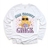 One Groovy Chick Easter Shirt - Easter Chicken Kids & Adult Tee by Madi Moosh