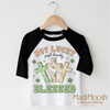 Not Lucky Just Blessed St. Patrick's Day Shirt - Kids St Patrick's Day Tee by Madi Moosh