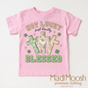 Not Lucky Just Blessed St. Patrick's Day Shirt - Kids St Patrick's Day Tee by Madi Moosh
