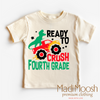 I'm Ready To Crush 4th Grade Dinosaur Monster Truck Shirt - Back To School Tee by Madi Moosh