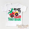 I'm Ready To Crush 3rd Grade Dinosaur Monster Truck Shirt - Back To School Tee by Madi Moosh