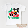 I'm Ready To Crush 5th Grade Dinosaur Monster Truck Shirt - Back To School Tee by Madi Moosh
