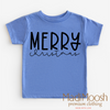 Classic Merry Christmas Shirt - Christmas Tee by Madi Moosh