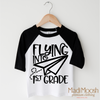Flying Into First Grade Back To School Shirt - School Shirt by Madi Moosh