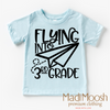 Flying Into 3rd Grade Back To School Shirt - School Shirt by Madi Moosh