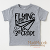 Flying Into 3rd Grade Back To School Shirt - School Shirt by Madi Moosh