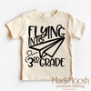Flying Into 3rd Grade Back To School Shirt - School Shirt by Madi Moosh