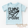 Flying Into 2nd Grade Back To School Shirt - School Shirt by Madi Moosh