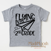Flying Into 2nd Grade Back To School Shirt - School Shirt by Madi Moosh