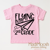Flying Into 2nd Grade Back To School Shirt - School Shirt by Madi Moosh