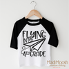 Flying Into 4th Grade Back To School Shirt - School Shirt by Madi Moosh