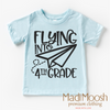 Flying Into 4th Grade Back To School Shirt - School Shirt by Madi Moosh