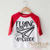 Flying Into 4th Grade Back To School Shirt - School Shirt by Madi Moosh