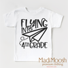 Flying Into 4th Grade Back To School Shirt - School Shirt by Madi Moosh