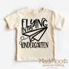 Flying Into Kindergarten Back To School Shirt - School Shirt by Madi Moosh
