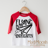Flying Into Kindergarten Back To School Shirt - School Shirt by Madi Moosh