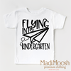 Flying Into Kindergarten Back To School Shirt - School Shirt by Madi Moosh
