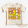 Pre-K Lightning Bolt Shirt - School Shirt by Madi Moosh