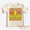 Second Grade Lightning Bolt Shirt - School Shirt by Madi Moosh