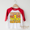 Third Grade Lightning Bolt Shirt - School Shirt by Madi Moosh