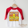 Fourth Grade Lightning Bolt Shirt - School Shirt by Madi Moosh