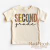 Second Grade Leopard Shirt - Back To School by Madi Moosh