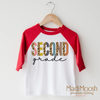 Second Grade Leopard Shirt - Back To School by Madi Moosh