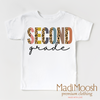 Second Grade Leopard Shirt - Back To School by Madi Moosh