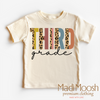 Third Grade Leopard Shirt - Back To School by Madi Moosh