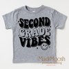 Second Grade Vibes Shirt - School Shirt by Madi Moosh