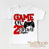 Game On Second Grade Back To School Shirt - School Shirt by Madi Moosh