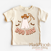 Boo Haw Ghost Shirt - Cowboy Halloween Shirt by Madi Moosh